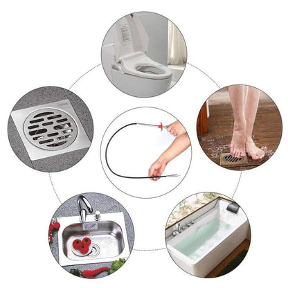🔥🔥🎁Flexible Grabber Claw Pick Up Reacher Tool with 4 Claws Bendable Hose Pickup Reaching Assist Tool for Litter Pick, Home Sink, Drains, Toilet