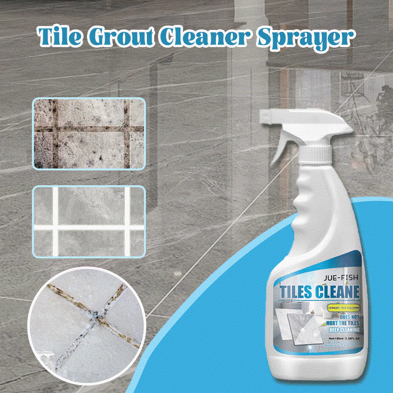 💥 Deep Clean in Seconds! Tile Grout Cleaner Spray 49% OFF | Heavy-Duty Stain Buster!