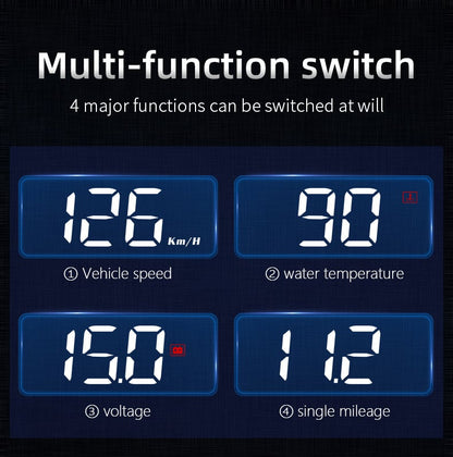 Last Day 49% OFF 🔥 Car Head Up Display Projector Speedometer