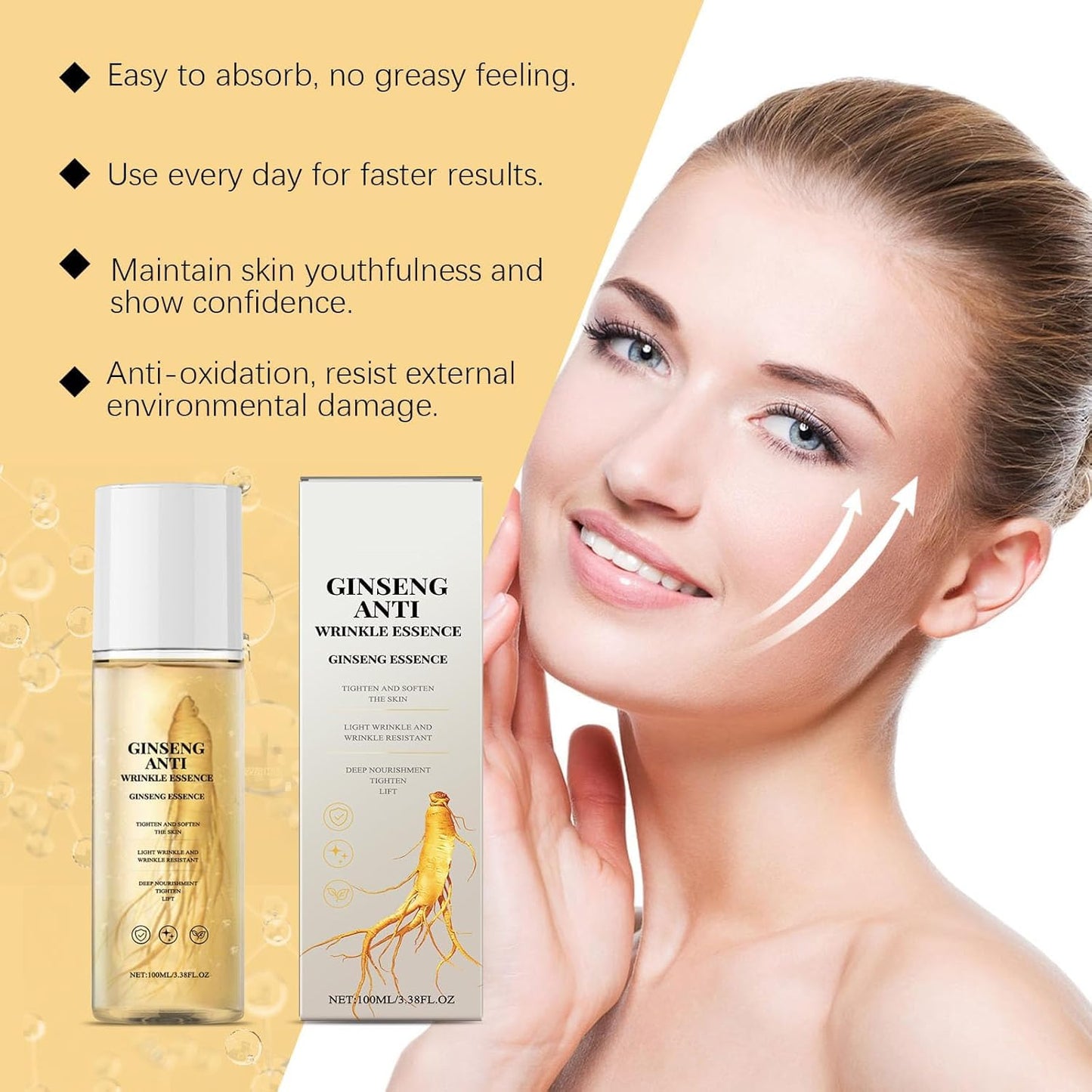 🔥2025 HOT SALE-49% OFF🔥Natural Ginseng Anti-Aging Hydrating Essence Water – 100% Wild Ginseng from Himalayas