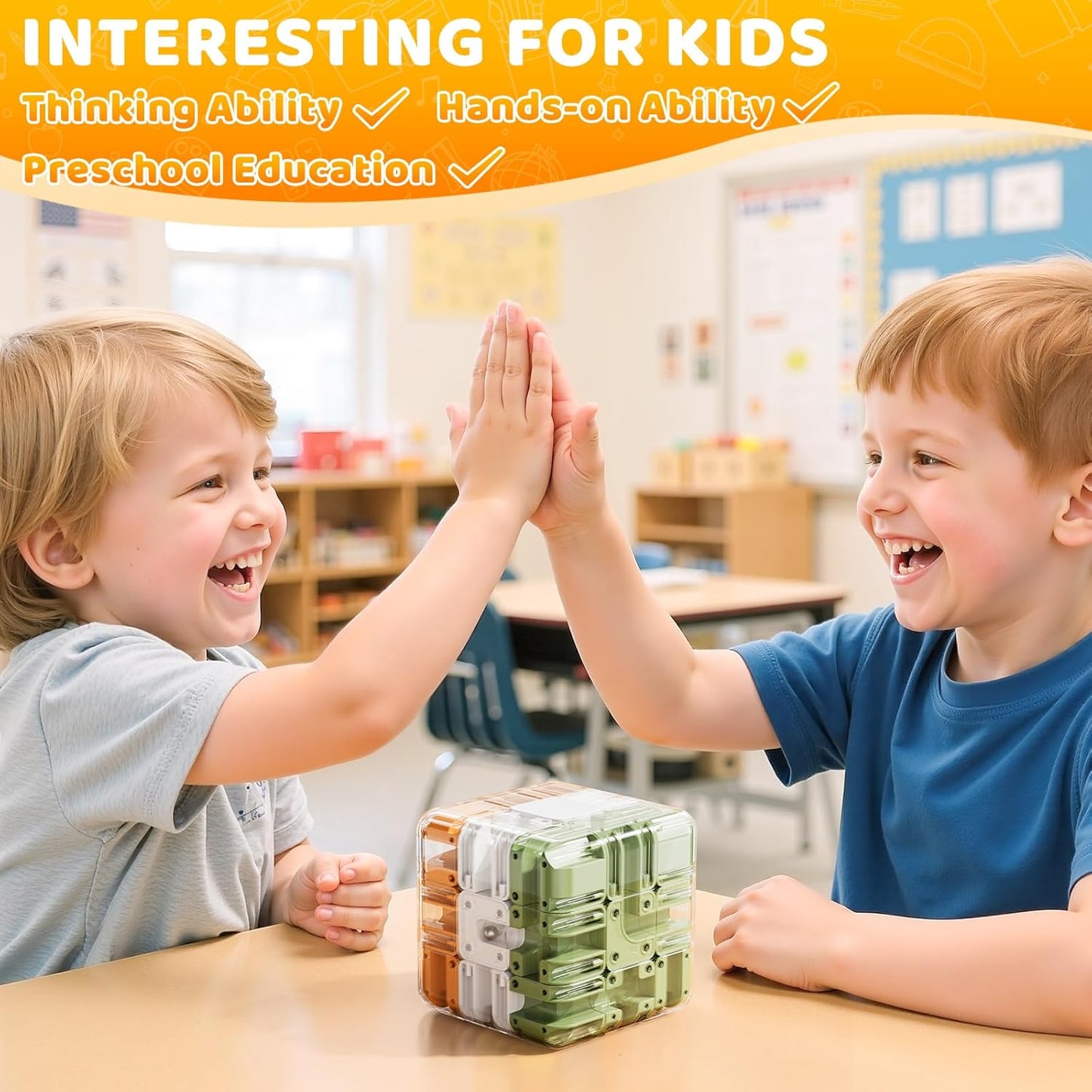 Large Labyrinth 3D Puzzle Maze Cube - Engaging Brain Teaser Toy