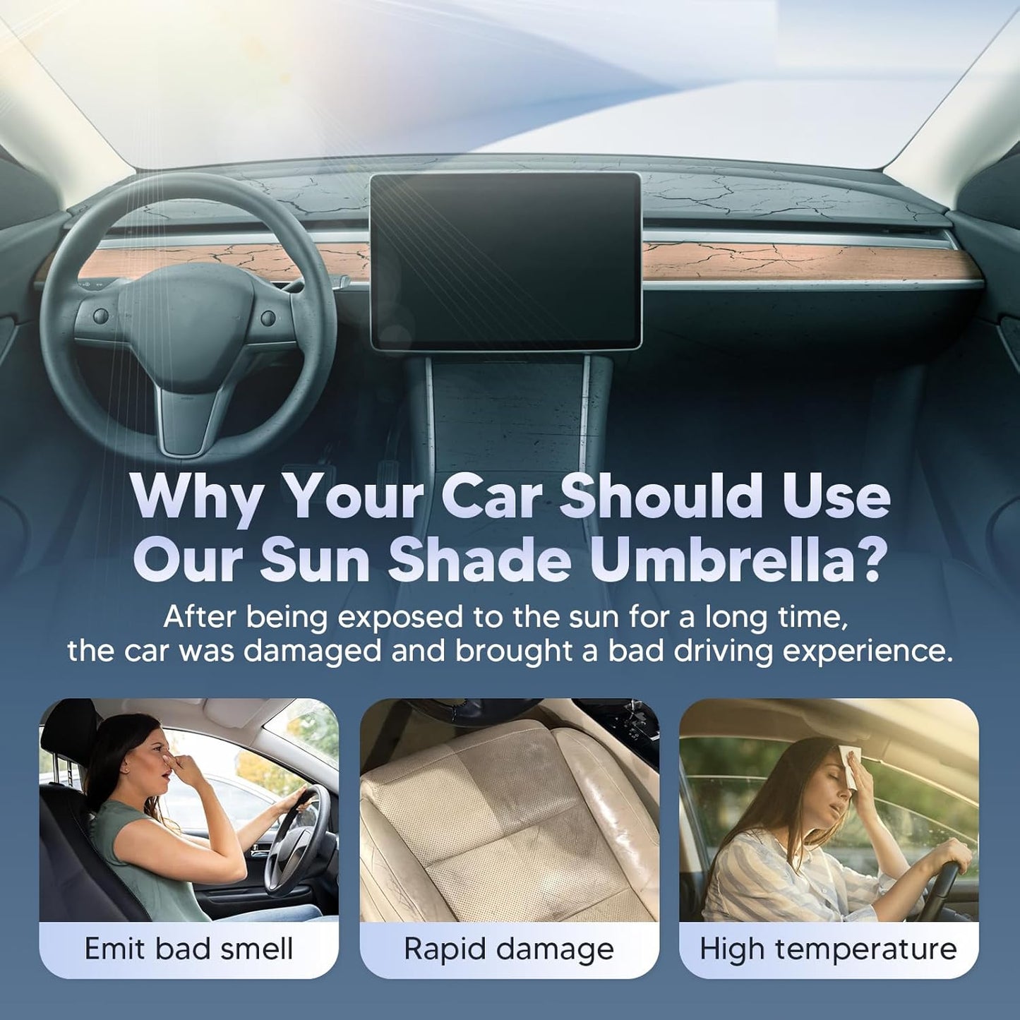 2025 Foldable Anti-UV Windshield Sunshade