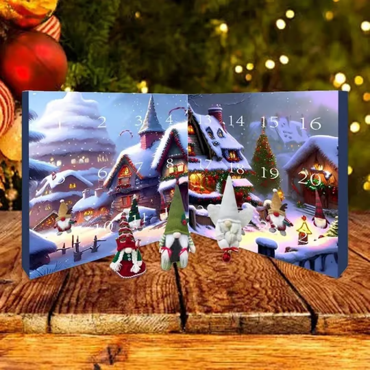 🎅Christmas Halloween Gnome Countdown Calendar 2025🎅