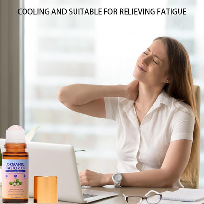 BUY MORE GET MORE FREE 49%off🔥🔥Organic Castor Oil Roll On Rose Quartz