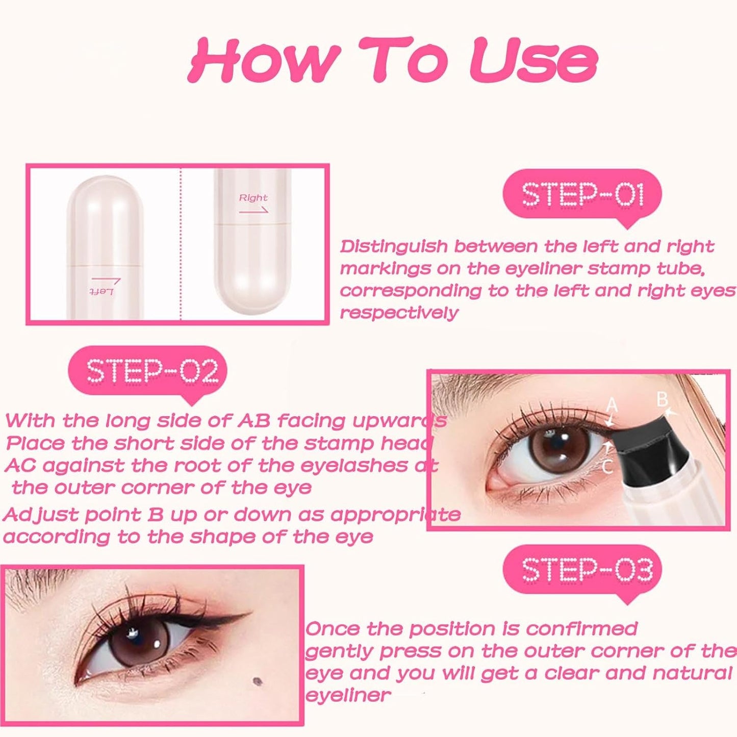 Waterproof Winged Eyeliner Stamp
