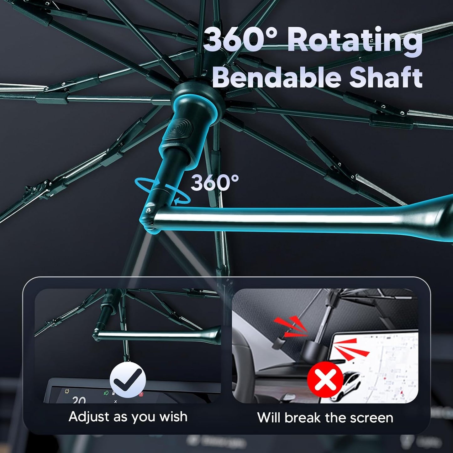 2025 Foldable Anti-UV Windshield Sunshade