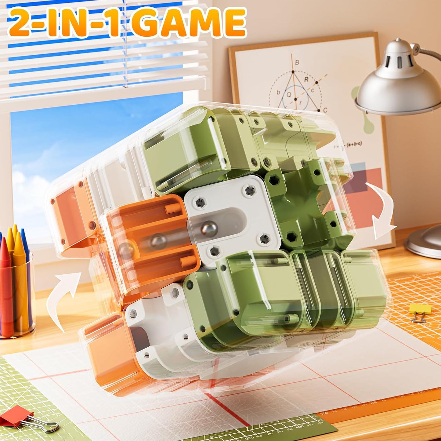 Large Labyrinth 3D Puzzle Maze Cube - Engaging Brain Teaser Toy