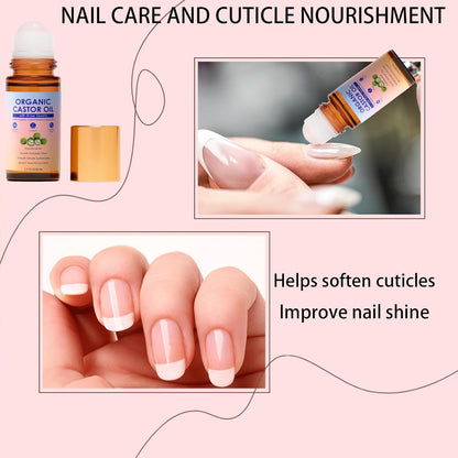 BUY MORE GET MORE FREE 49%off🔥🔥Organic Castor Oil Roll On Rose Quartz