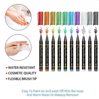 LAST DAY 49% OFF -🔥Temporary Tattoo Markers for Skin