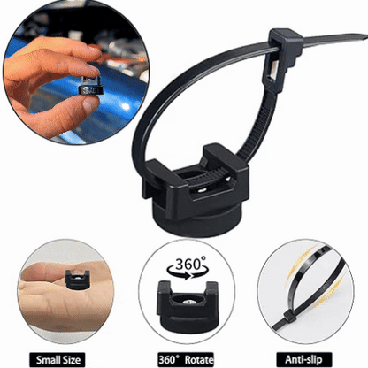 Magnetic Cable Zip Tie Mount Kit – Smart, Flexible Cable Management for Every Space