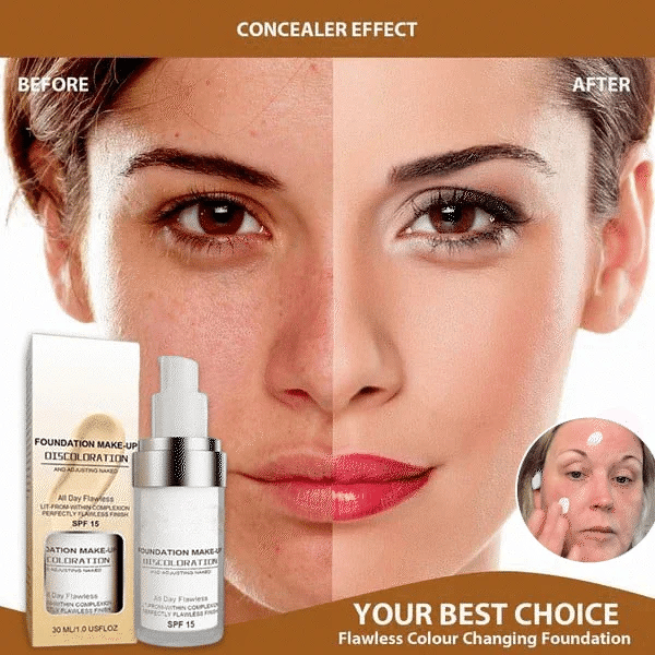 Never Buy the Wrong Foundation Again!🔥Colour Changing Mature Skin Foundation🎁