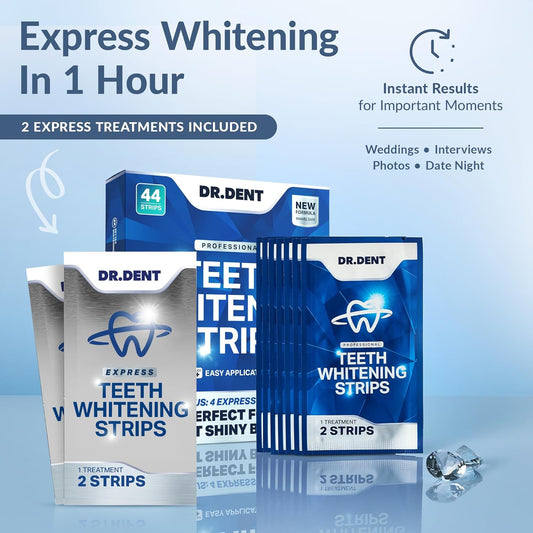 🔥 Last Day 49% OFF 💖 Teeth Whitening Strips