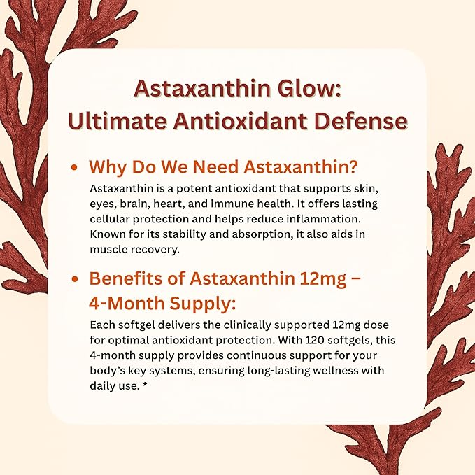BeautyNue Astaxanthin 12mg