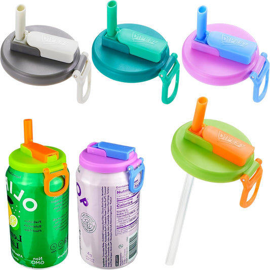 Last Day 49% OFF 💥 Color Soda Can Lids With Straw