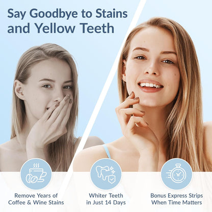 🔥 Last Day 49% OFF 💖 Teeth Whitening Strips