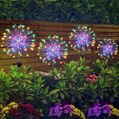 BUY MORE GET MORE FREE 49%off🔥🔥Waterproof Solar Garden Fireworks Lamp