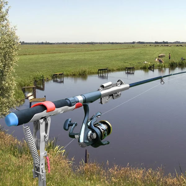 🔥🎣 2025 Hot Sale 49% OFF – Automatic Fishing Rod Holder 💥 Auto Hook, Relax & Reel In! 🎯