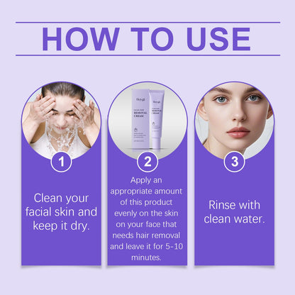 Buy 2 Get 1 Free🔥Gentle and Painless Facial Hair Removal Cream