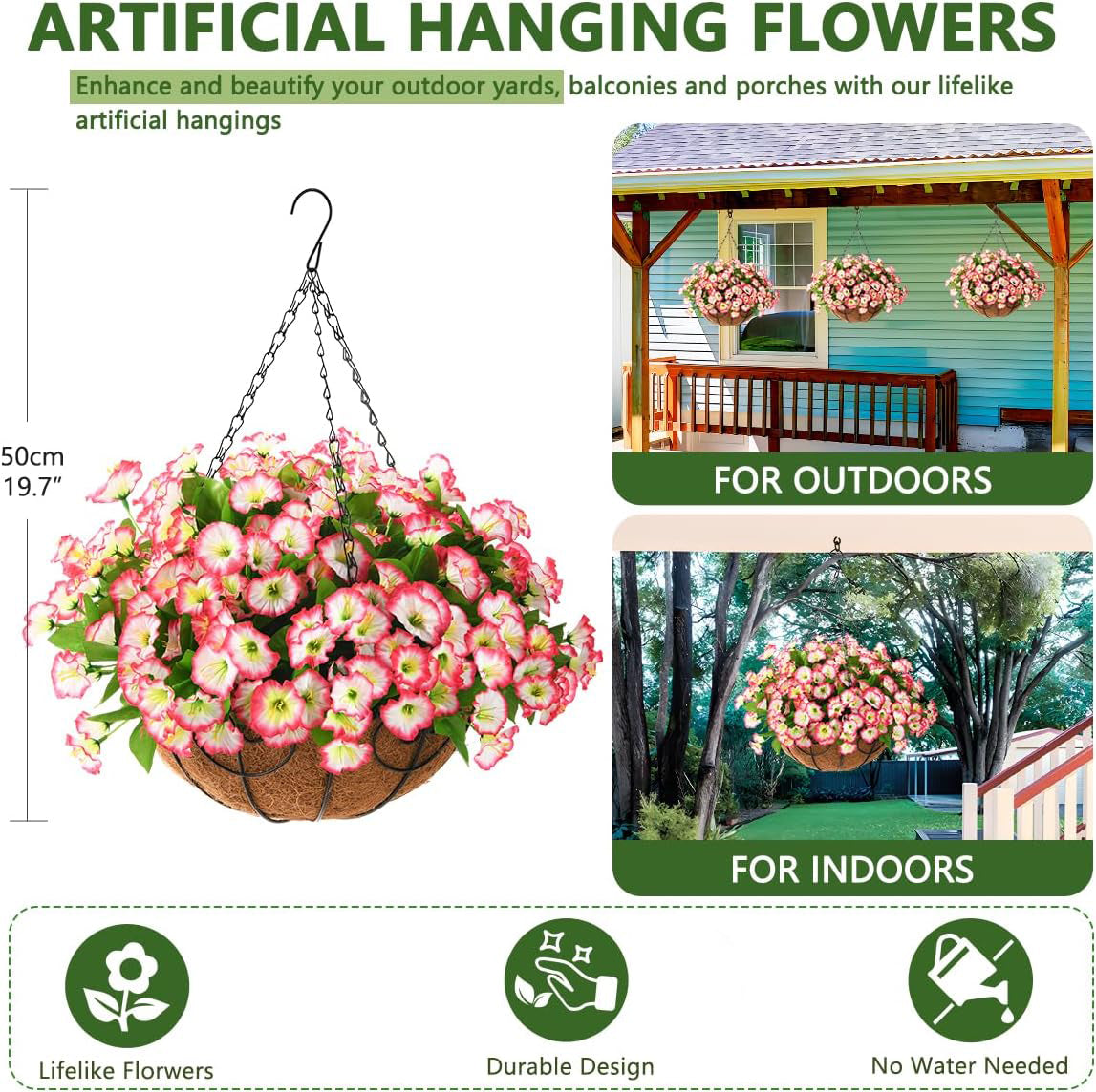 💐2025 Spring Hot Sale✨UV Simulation Artificial Petunias