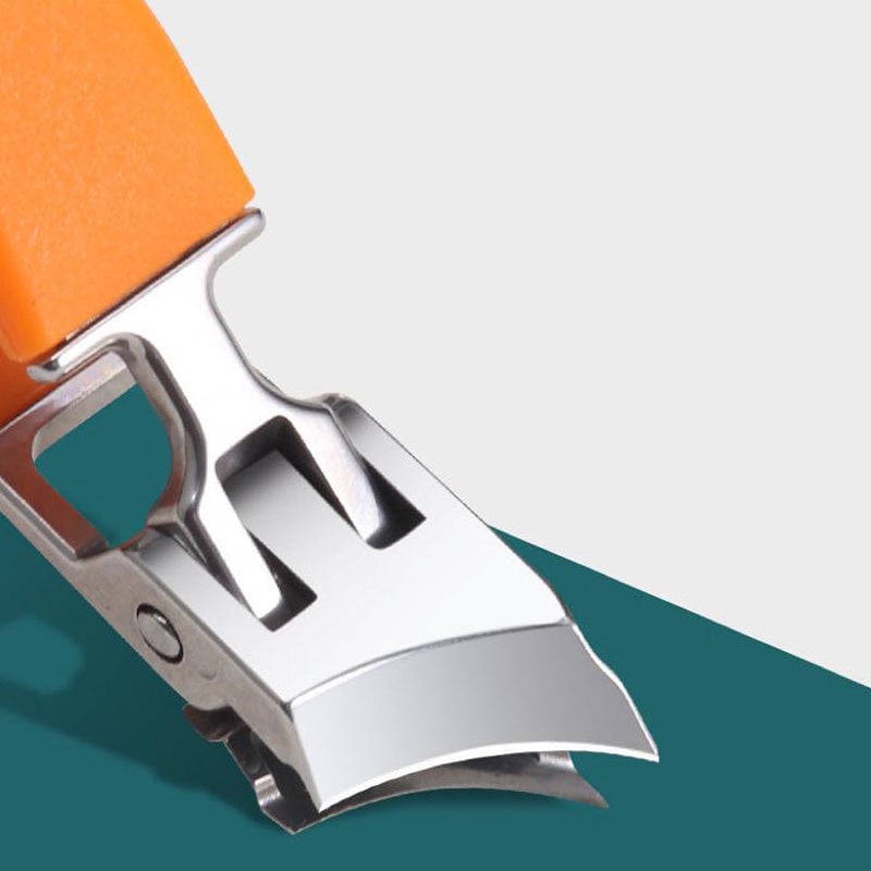 HOT SALE 49% off🔥Wide Jaw Opening Anti-Splash Slanted Nail Clipper