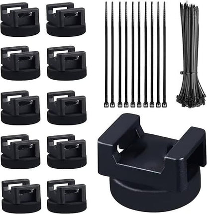 Magnetic Cable Zip Tie Mount Kit – Smart, Flexible Cable Management for Every Space