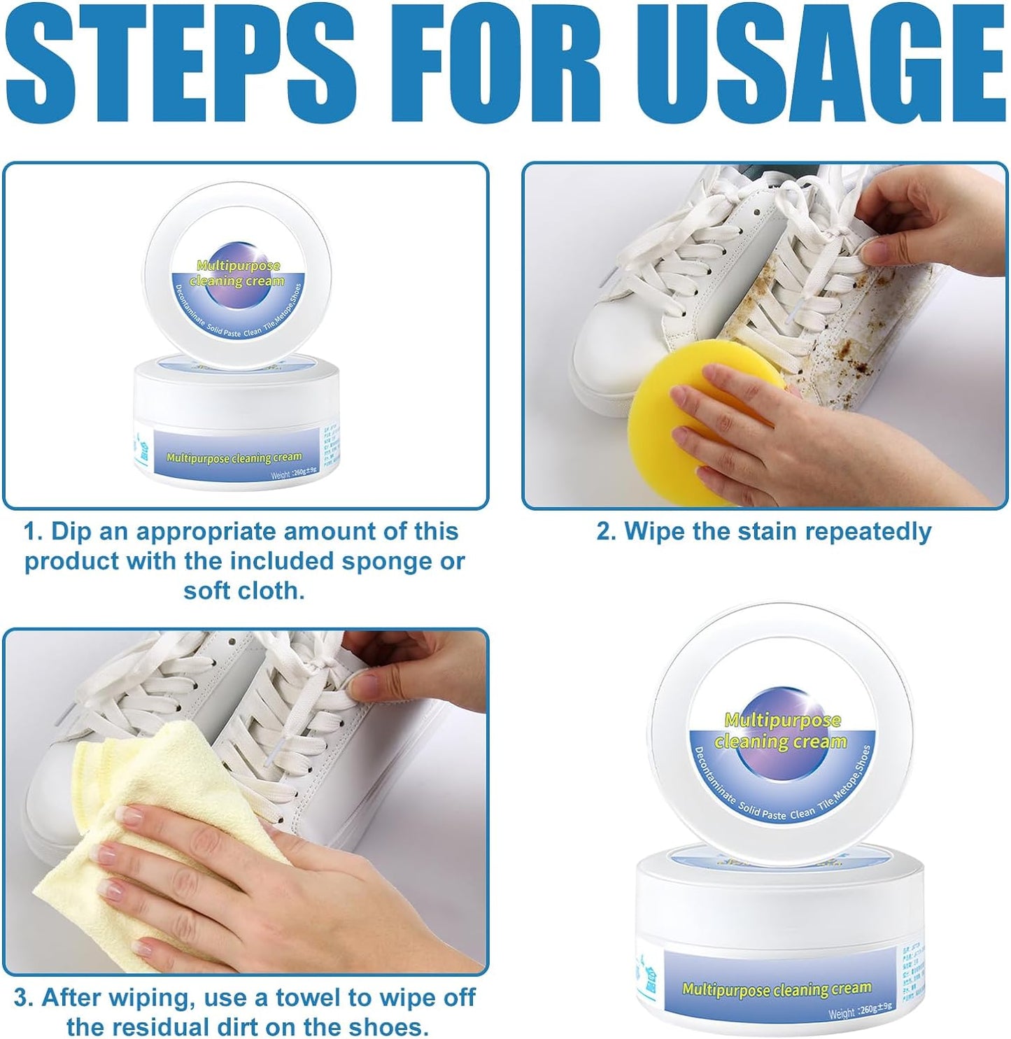 💕Last day sale 49% off🔥Multi-functional cleaning and stain removal cream