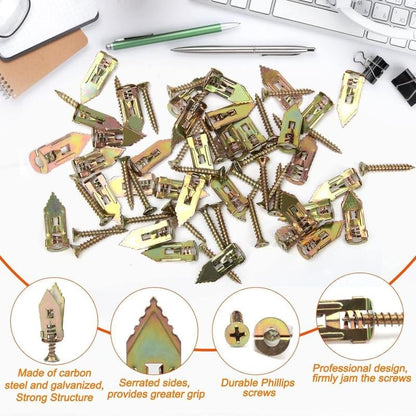🔥Last Day 50% OFF -🔩40PCS Self-Drilling Drywall Anchors and Screws Kit