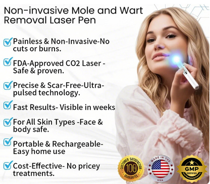 Hot Sale 49% off!🔥Non-Invasive Mole and Wart Removal Laser Pen🔥🔥