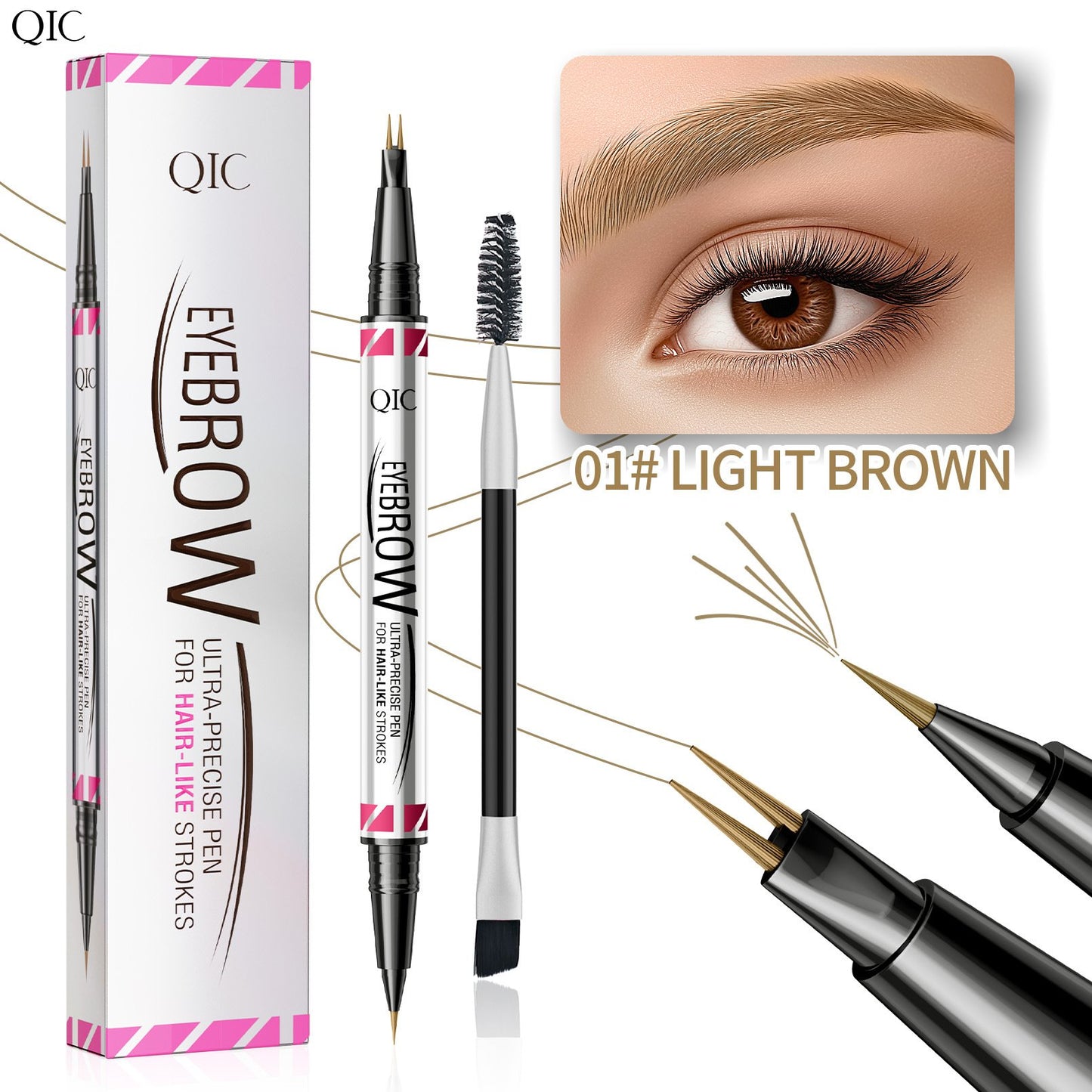 LAST DAY PROMOTION - 49% ✨3D Waterproof Microblading Eyebrow Pen