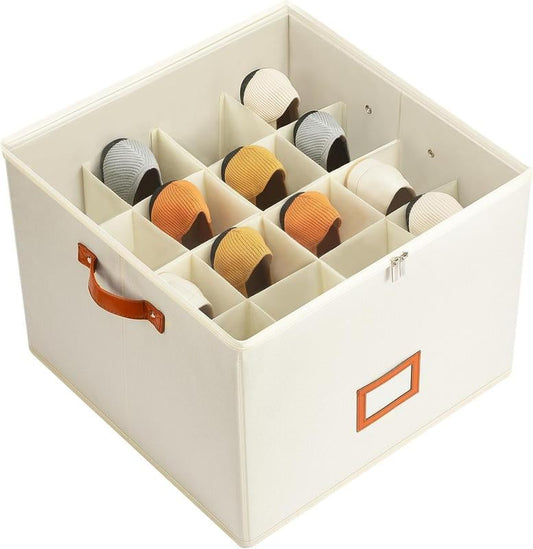 🔥 Fabric Shoe Organizer Storage Box