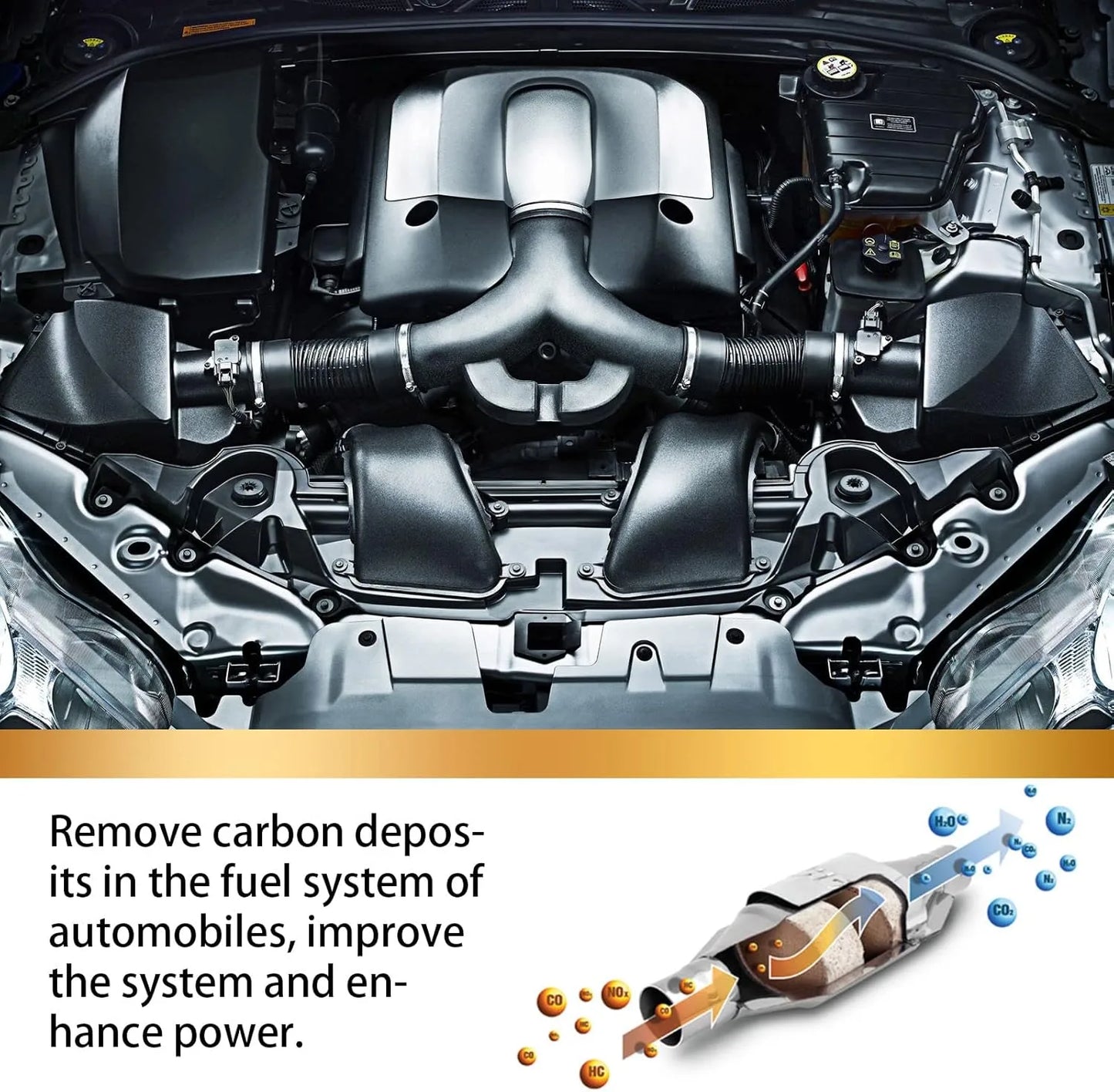 BeatuyNue ™ Boost Up Vehicle Engine Catalytic Converter Cleaner Multipurpose Deep Cleaning