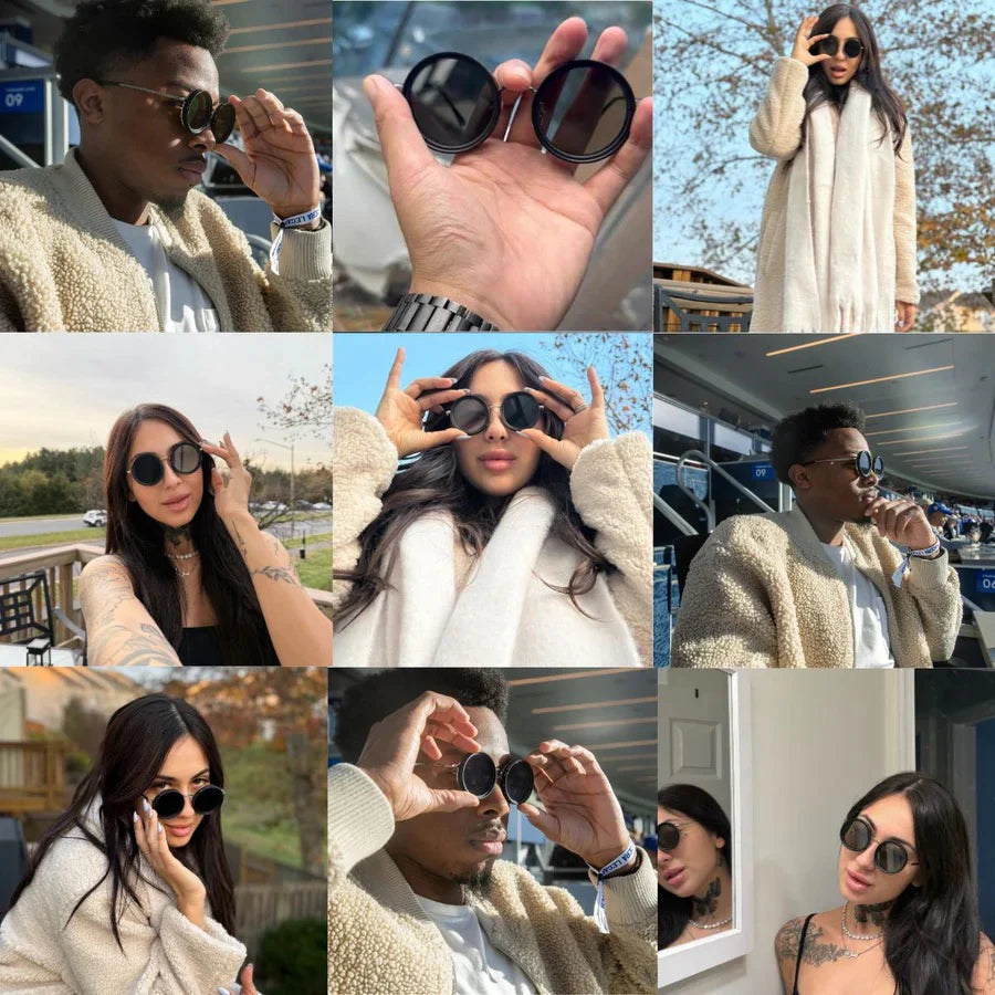 Hot sale 49%off 🔥 Premium Feel 9-position Adjustable Inlet Sunglasses