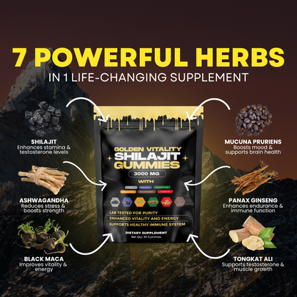 Shilajit Gummies（Mixed Packaging Of Old And New）