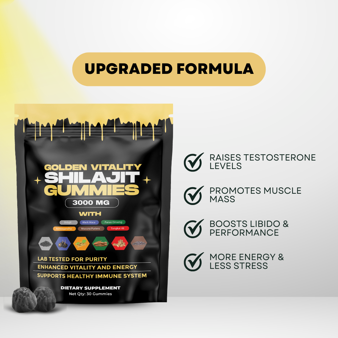 Shilajit Gummies（Mixed Packaging Of Old And New）
