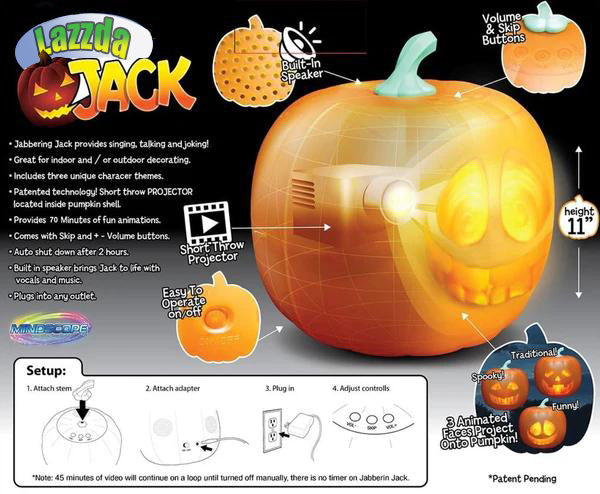 Animated Pumpkin singing