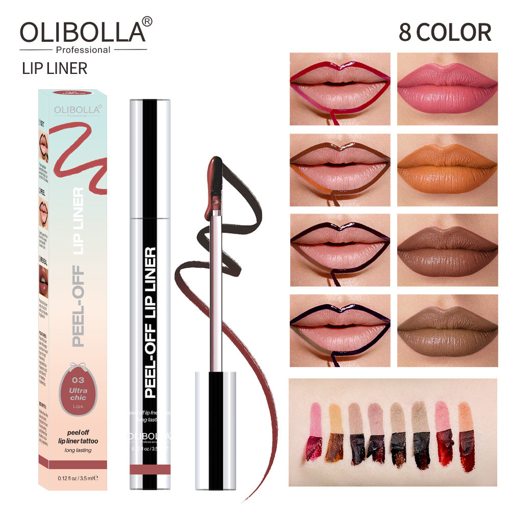 🎁 Last Day Buy 1 Get 2 Free🎁 Peel-Off Lip Liner Stain - All Day & Night Lipliner