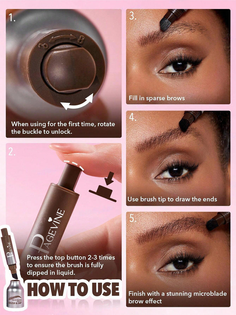 Hot Sale 49% off🔥Brow Fection Angled 4D Eyebrow Pen