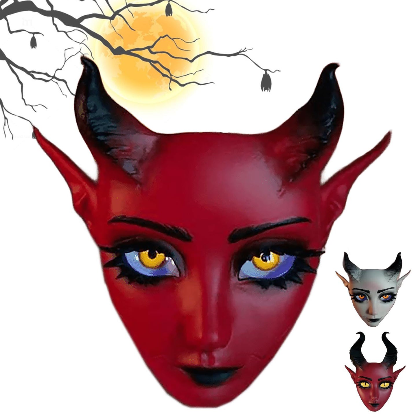 🔥Flash Sale 49% OFF -🔥Halloween 2025 Babydoll Mask🎃🎃