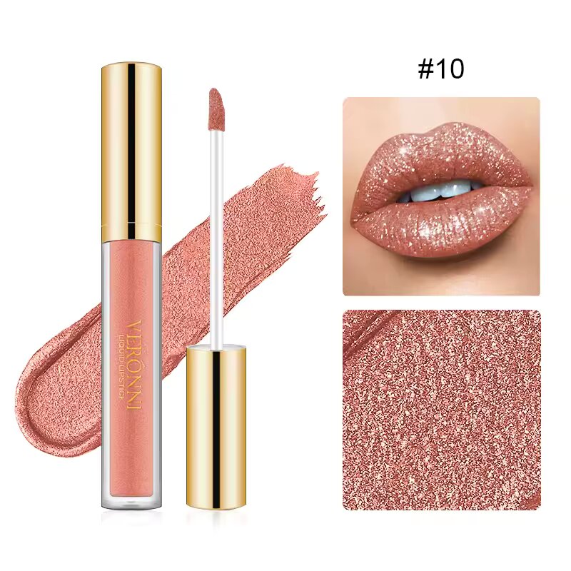 🔥Sale-49% OFF！Metallic Liquid Diamond Glitter Lipstick