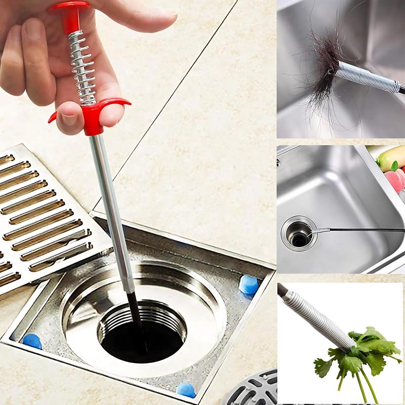 🔥🔥🎁Flexible Grabber Claw Pick Up Reacher Tool with 4 Claws Bendable Hose Pickup Reaching Assist Tool for Litter Pick, Home Sink, Drains, Toilet