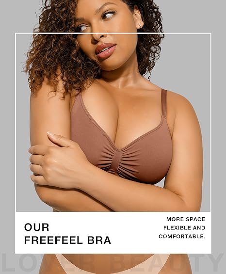 Last Day Promotion 49% OFF🔥Women's Full Coverage Non-Padded Wireless Sculpt Bra💖