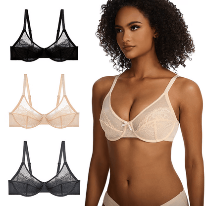 🔥2025 HOT SALE-49% OFF🔥Unlined Comfort Unpadded Full Coverage Underwire Minimizer Bra