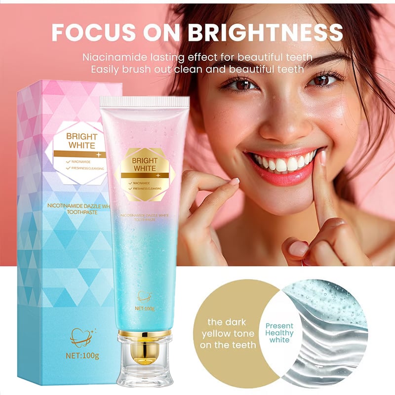 Niacinamide Whitening Toothpaste - For Healthier, Whiter Teeth!