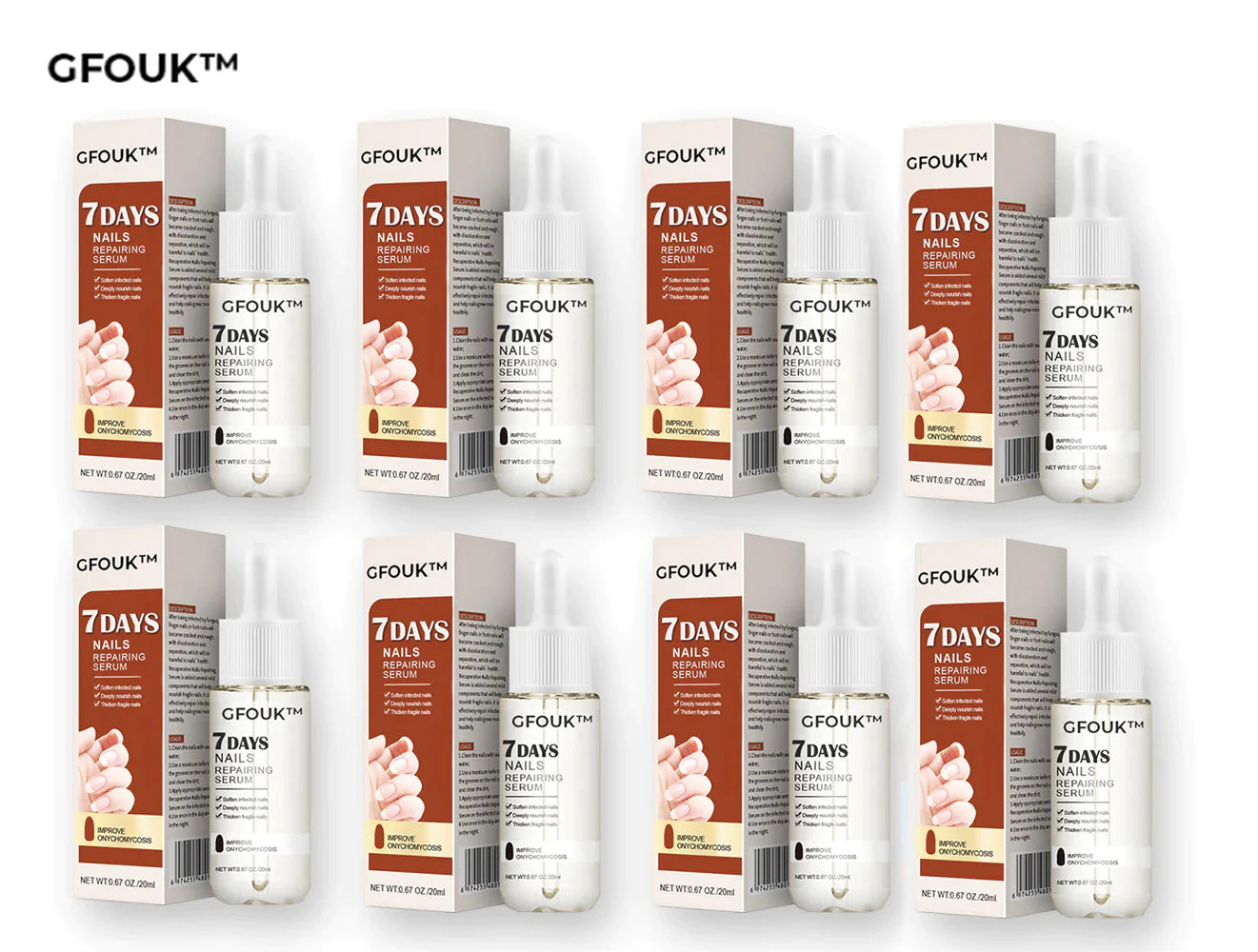 [Last Day 49% OFF] 7-day nail growth and strengthening serum