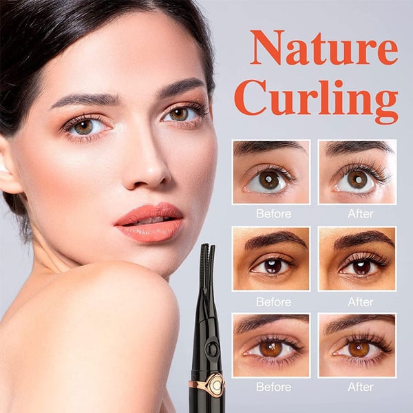 BUY 1 GET 1 FREE | 49% OFF - Rechargeable Heated Eyelash Curler for Quick Heating Curling
