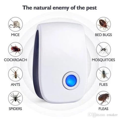 🔥BUY 1 GET 1 FREE🔥Ultrasonic Pest Repeller for Mosquito, Cockroaches, Rats, Ants, Lizards, Spiders, Etc