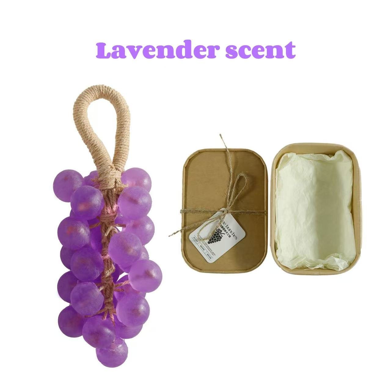 🔥LAST DAY 49% OFF🔥Personalized Original Handmade Crystal Grape Soap Gentle Cleansing Soap