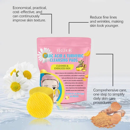 Best Sale 49%off- Turmeric Kojic Acid Cleansing Pads