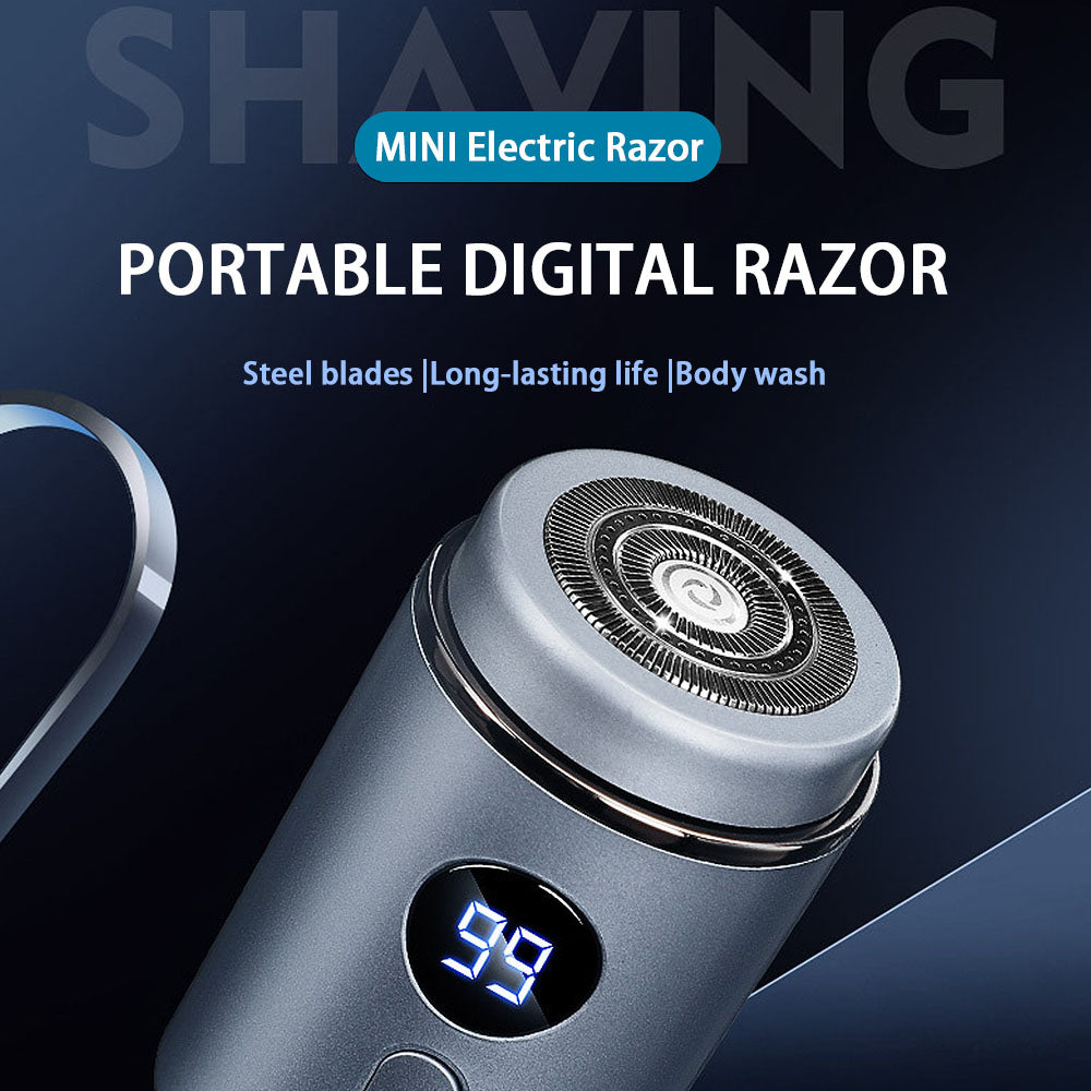 ⏰ Limited Time 49% OFF! 🔥 IPX7 Waterproof Cordless Mini Portable Razor 🪒💦 Buy More, Save More