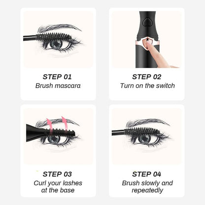 BUY 1 GET 1 FREE | 49% OFF - Rechargeable Heated Eyelash Curler for Quick Heating Curling